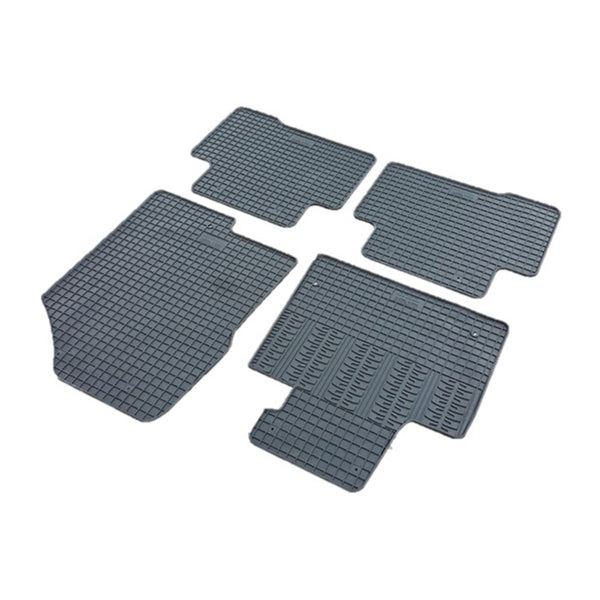 Gummimåtter til Hyundai Santa Fe 2012- - skræddersyet pasform og forhøjet kant, cikcar