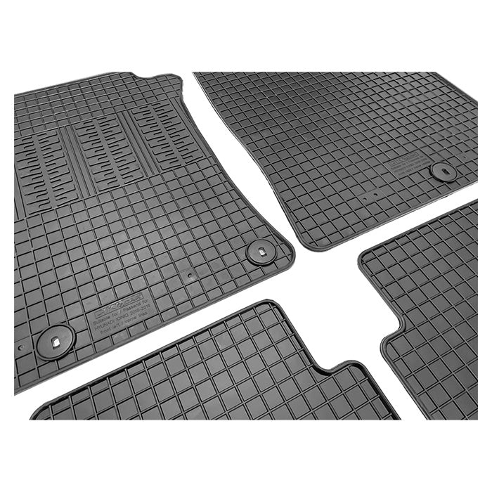 Gummimåtter til Hyundai IONIQ 2016-2019 - skræddersyede 5 mm SBR måtter med kant og fastgørelse, cikcar