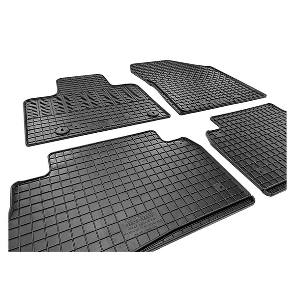 Gummimåtter Hyundai Santa Fe Hybrid 2020+ skræddersyet 5 mm kant 9 mm - cikcar