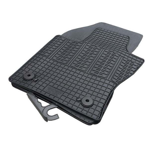 Gummimåtter til Jeep Renegade Sport Long (2014-) 5mm SBR med låsehuller - cikcar