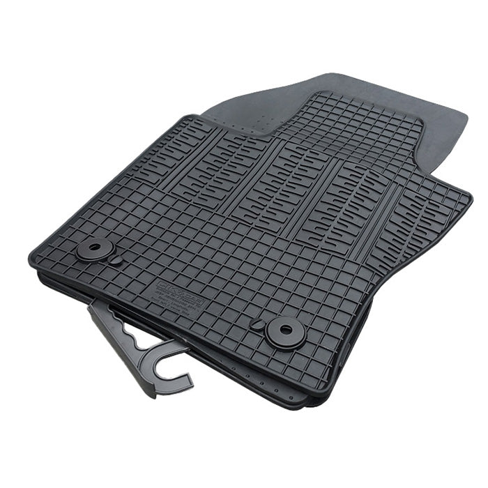 Gummimåtter til Jeep Renegade Sport Long (2014-) 5mm SBR med låsehuller - cikcar