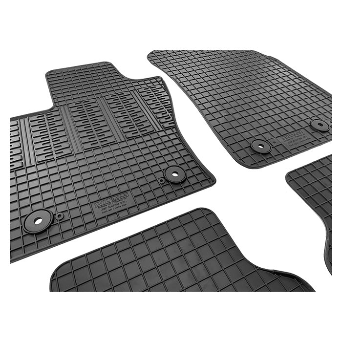 Gummimåtter til Jeep Compass 2017- (skræddersyet, 5 mm SBR) - cikcar