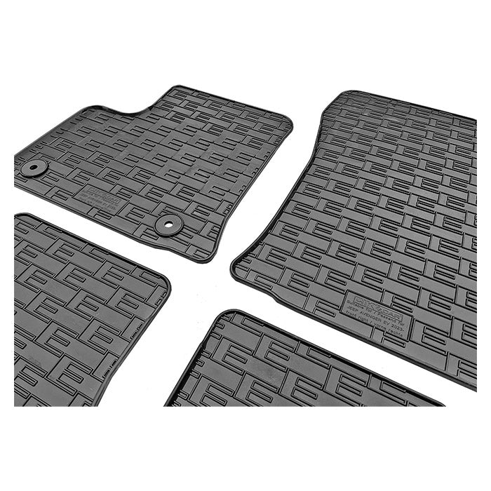 Gummimåtter til Jeep Avenger 2023- - skræddersyet, skridsikre med kant og fastgørelse, cikcar