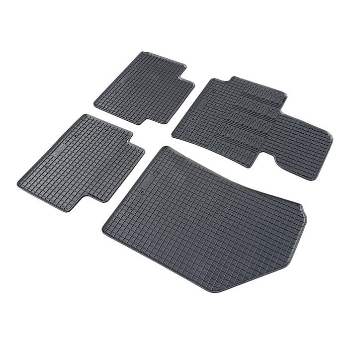 Gummimåtter Kia Soul 2013- skræddersyede, forhøjet kant, fastgørelser - cikcar