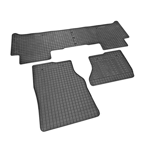 Gummimåtter Land Rover Discovery V 2017- skræddersyet pasform, forhøjet kant, SBR 5 mm - cikcar