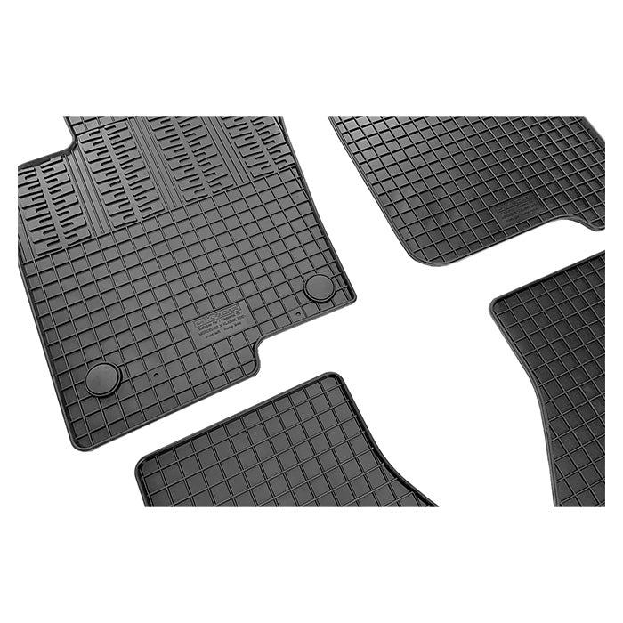 Gummimåtter til Mercedes X 2017- skræddersyet, forhøjet kant, fastgørelse - cikcar