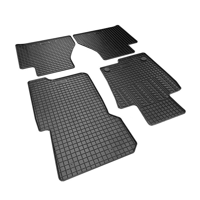 Gummimåtter til Mercedes X 2017- skræddersyet, forhøjet kant, fastgørelse - cikcar