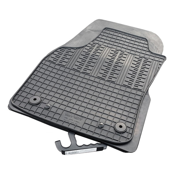 Gummimåtter til Opel Astra H (2004-) skræddersyet pasform, forhøjet kant, fastgørelse - cikcar