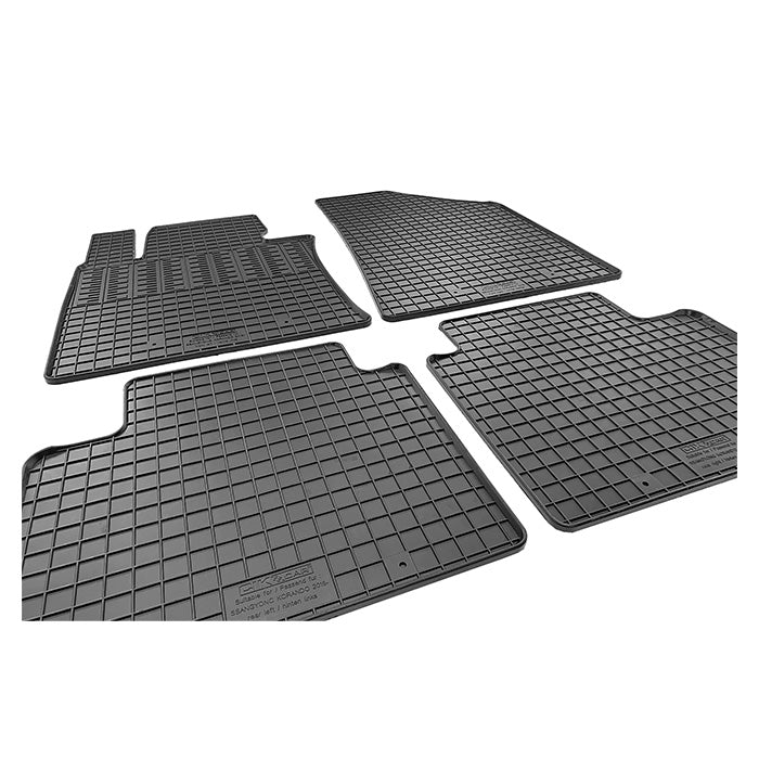 Gummimåtter SsangYong Korando 2019- (5 mm SBR, tætsiddende, vandafvisende) - cikcar