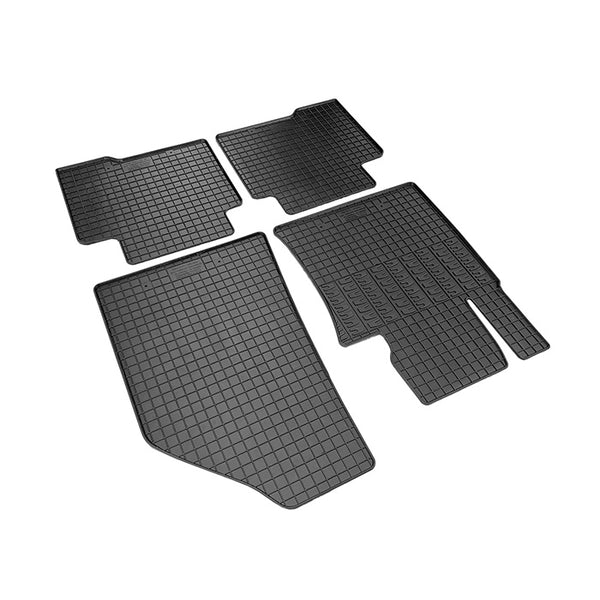 Gummimåtter SsangYong Korando 2019- (5 mm SBR, tætsiddende, vandafvisende) - cikcar