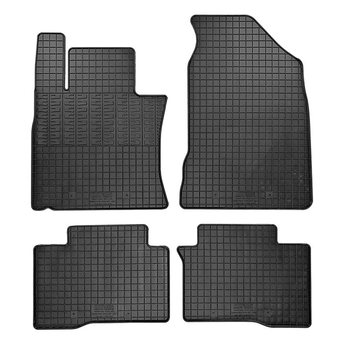 Gummimåtter til SsangYong Tivoli 2015- & 2019- skræddersyede, 5 mm SBR med kant og låse - cikcar