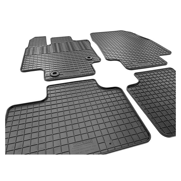 Gummimåtter Toyota Highlander 2021- (skræddersyet, forhøjede kanter) - cikcar