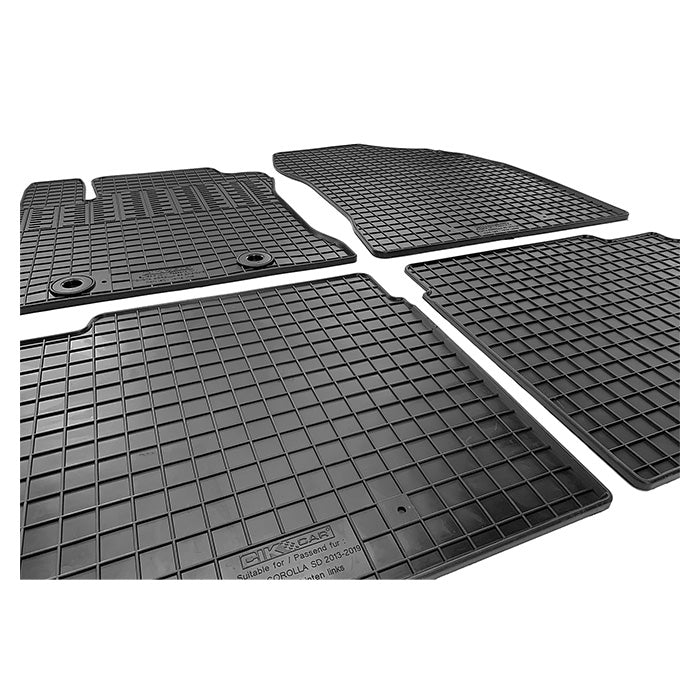 Gummimåtter Toyota Corolla SD 2013-2019 skræddersyet pasform, 5 mm SBR - cikcar