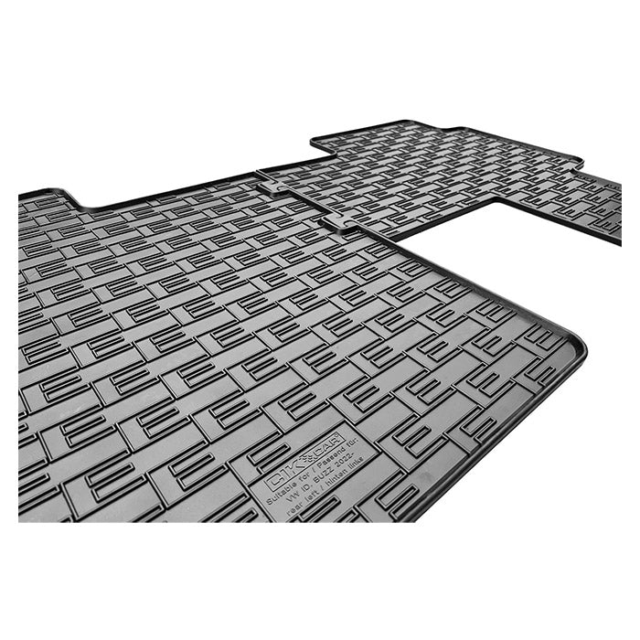 Gummimåtter 2. række VW ID.Buzz Personal 2022 skræddersyet, 5 mm SBR - cikcar