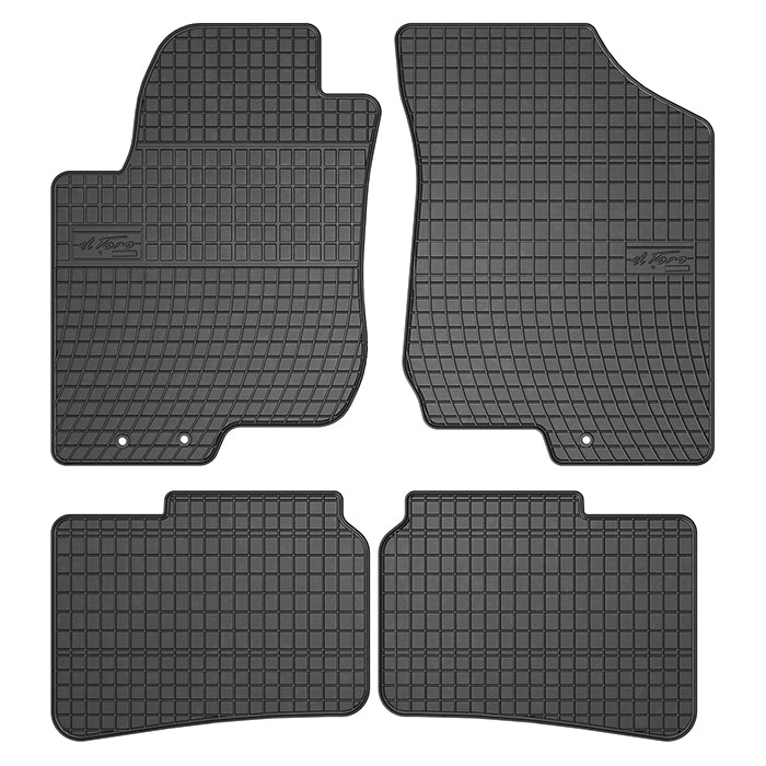 Gummimåtter Hyundai i30 I 2007-2012 skræddersyede, holdbare med fastgørelse - frogum