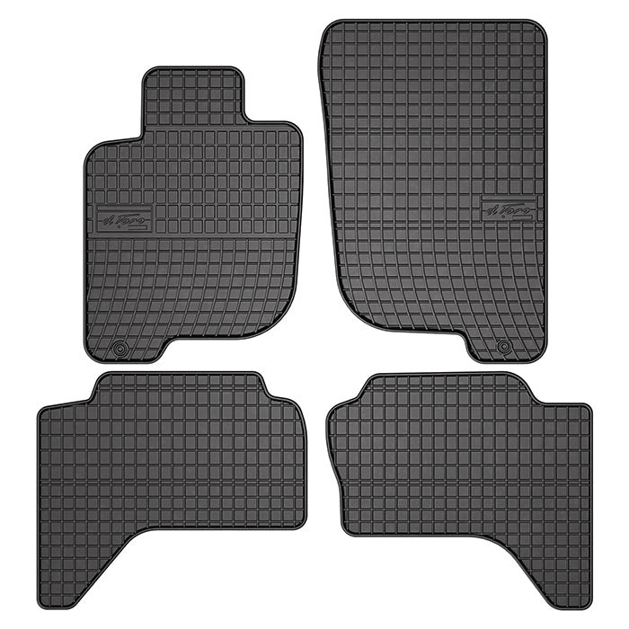 Gummimåtter til Mitsubishi L200 IV (2005-2015) - skræddersyet pasform, vinterbeskyttelse - frogum