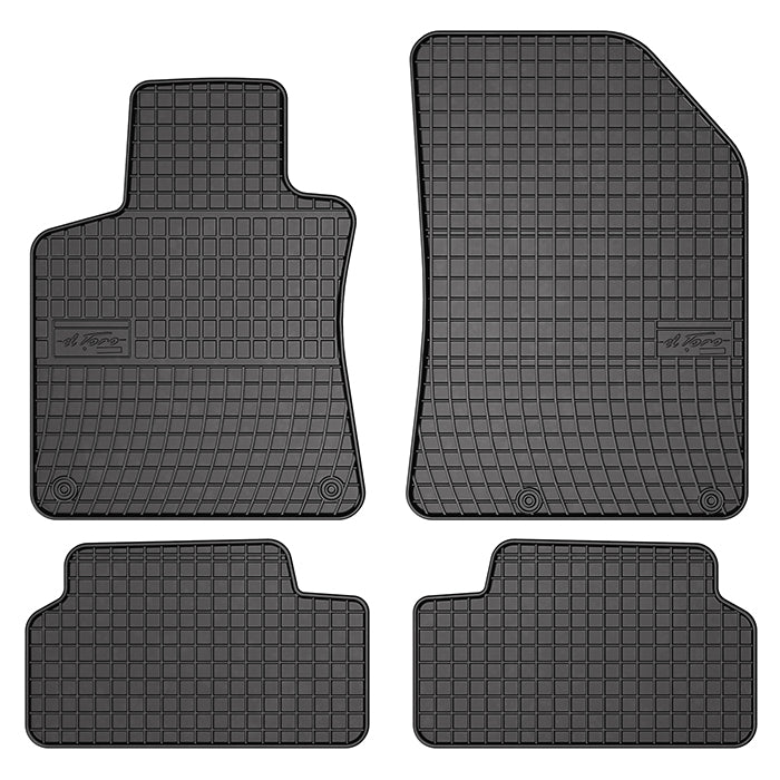 Gummimåtter til Peugeot 308 II (2013-2021) skræddersyet pasform, vinterbeskyttelse - frogum