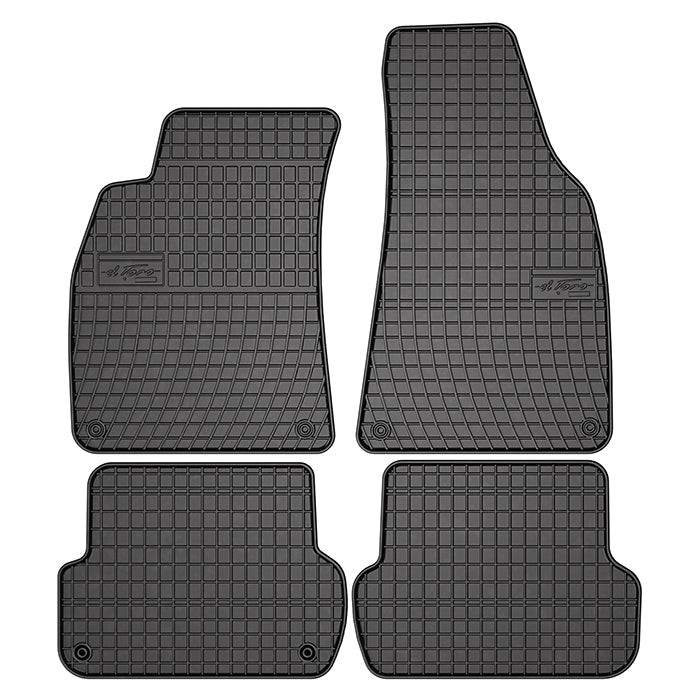 Gummimåtter Audi A4 B6/B7 & SEAT Exeo 2000-2013, skræddersyet pasform - frogum
