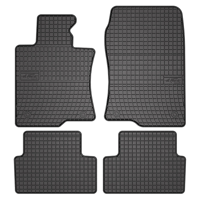 Gummimåtter Honda Accord VIII 2008-2015 skræddersyet pasform, anti-slip huller - frogum
