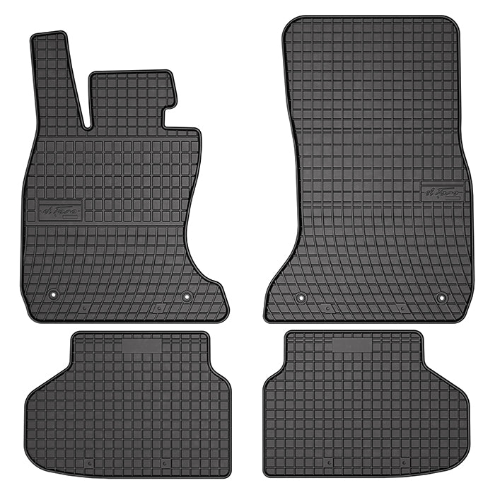 Gummimåtter til BMW 7 Series F01 Sedan 2008-2015 - skræddersyet pasform, vandtæt, nem rengøring · frogum