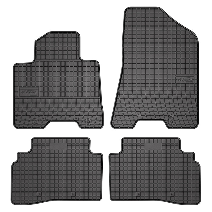 Gummimåtter Kia Sportage IV (2018-2021) - skræddersyede, fastgørelse, kant 1,5 cm - frogum