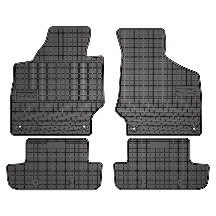 Gummimåtter Audi TT II 2006-2014 - skræddersyet pasform, forstærkede pedalområder, frogum