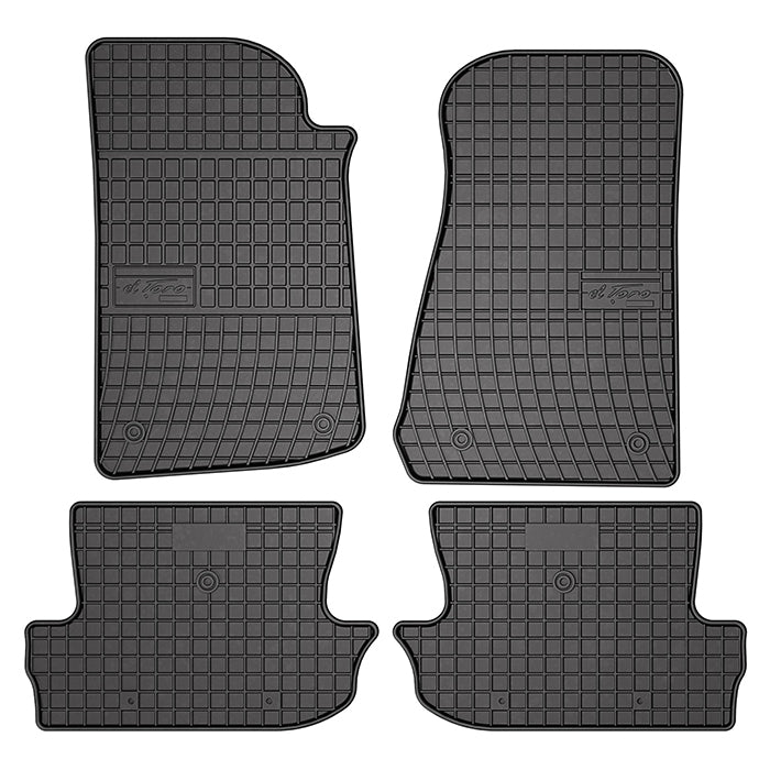 Gummimåtter Jeep Wrangler IV (2017-) skræddersyet pasform, fastgørelse - frogum