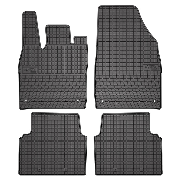 Gummimåtter til Volkswagen ID.3 HB (2019-) - pasform, låsehuller, vaniljeduft · frogum