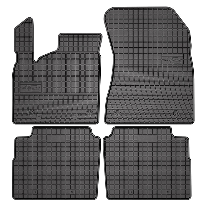 Gummimåtter Nissan X-Trail IV SUV 2021- skræddersyede, 1,5 cm kant, fastgørelse - frogum