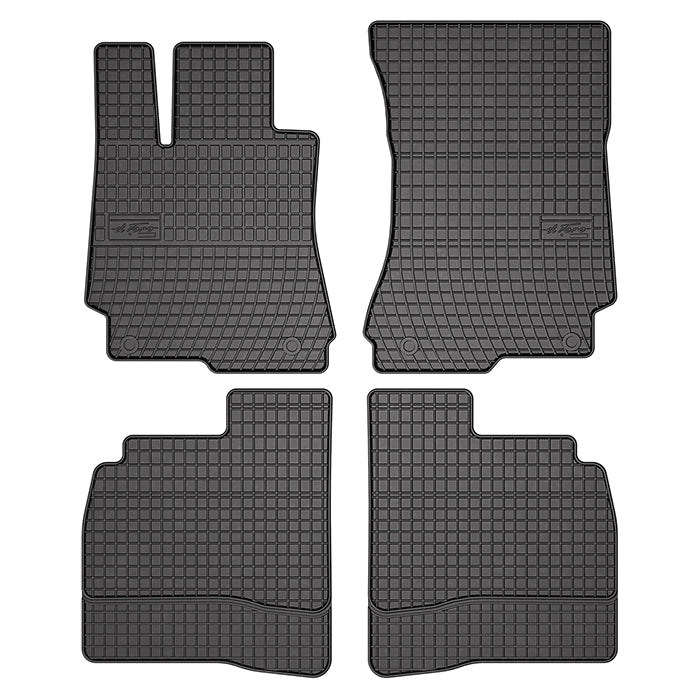 Gummimåtter til Alfa Romeo MiTo HB 2008-2018, skræddersyet pasform, forstærkede pedaler - frogum