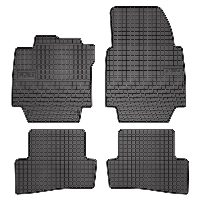 Gummimåtter Renault Captur I 2013-2019 skræddersyede, fastgørelse - frogum