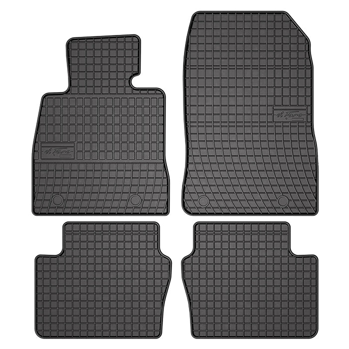 Gummimåtter til Mazda 2 III (2014-) - Skræddersyet pasform, 1,5 cm kant - frogum