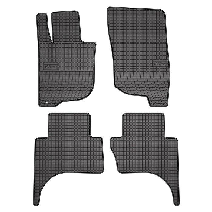 Gummimåtter til Mitsubishi L200 V Pickup 2014-2019 - skræddersyet pasform, kant og fastgørelse, Frogum