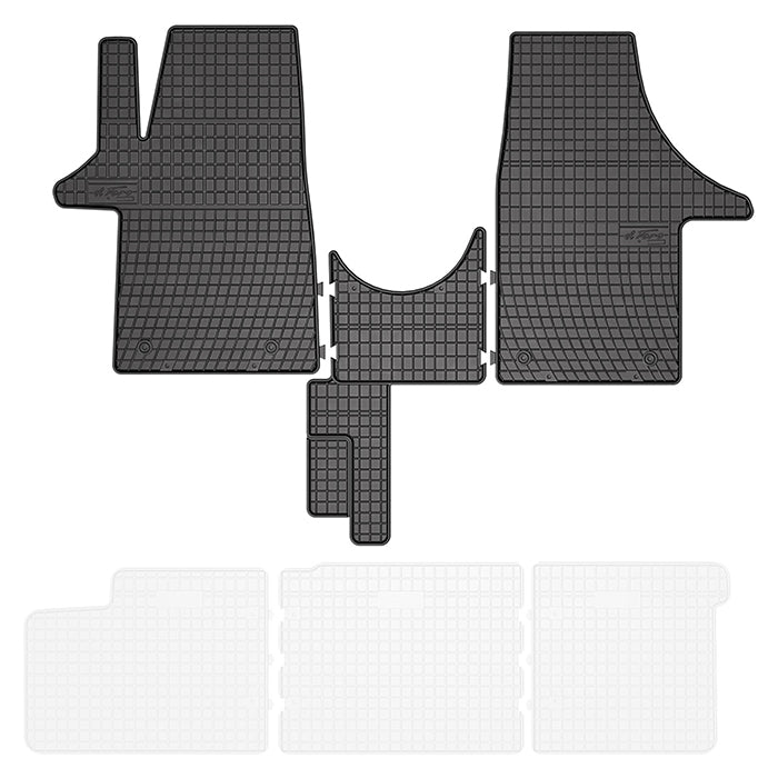 Gummimåtter til VW Transporter T5/T6 1. række (2003‑2019) - Frogum
