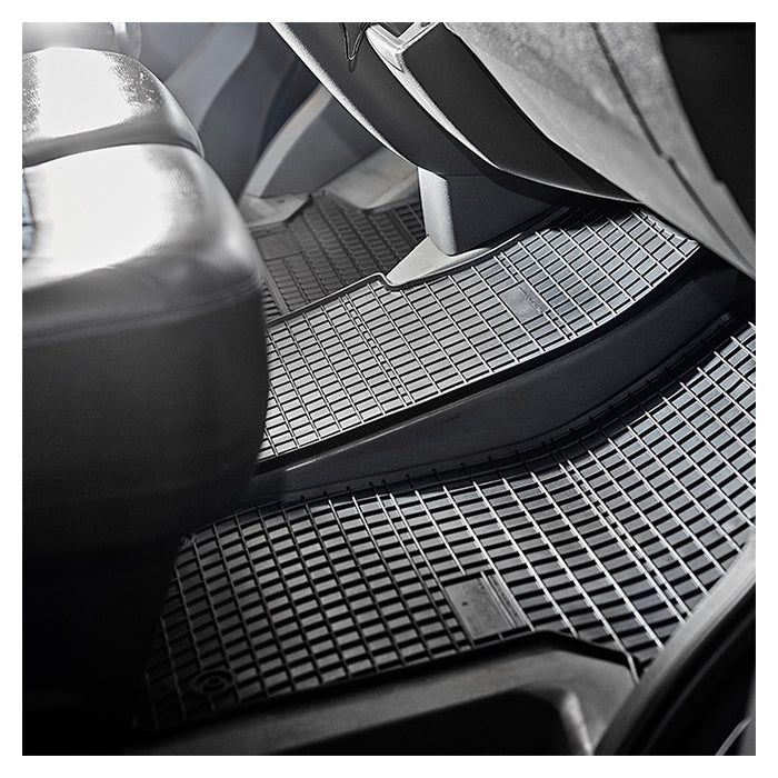 Gummimåtter til Mercedes-Benz C-Class W204 2007-2014 - skræddersyet pasform, fastgørelse, frogum