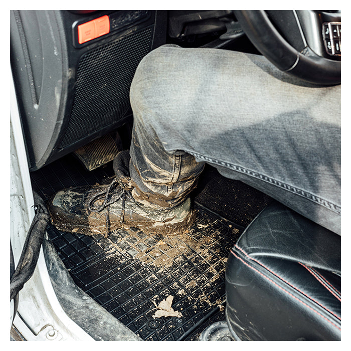 Gummimåtter Jeep Wrangler IV (2017-) skræddersyet pasform, fastgørelse - frogum