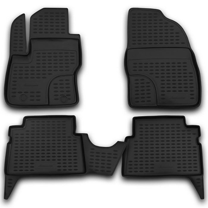 Gummimåtter til Ford Kuga 2008-2013 - skræddersyede 3D gulvmåtter, slidstærke, vandtætte - rubberline