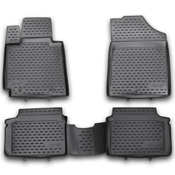 Gummimåtter Hyundai Veloster 2012- - 3D skræddersyede gummimåtter - Rubberline