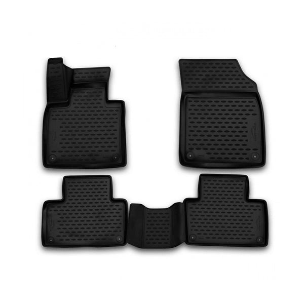 Gummimåtter Kia Stinger Sedan 2017- (3D skræddersyede, fuld dækning) - Rubberline