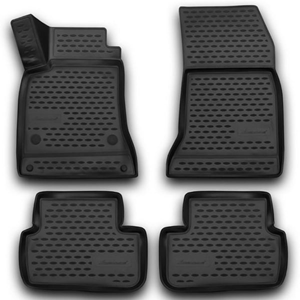 Gummimåtter til Mercedes GLA 2015-2019 skræddersyede 3D-bilmåtte - rubberline