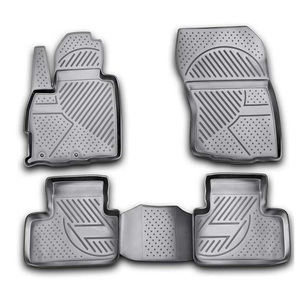 Gummimåtter Peugeot 4008 04.2012- skræddersyet 3D-beskyttere rubberline