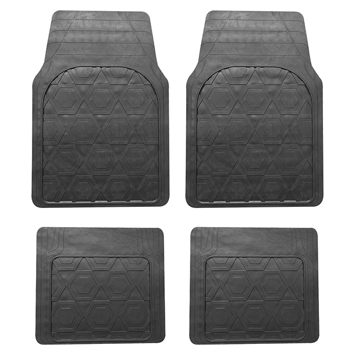 Gummimåttesæt universalt 4 stk sort - Frogum