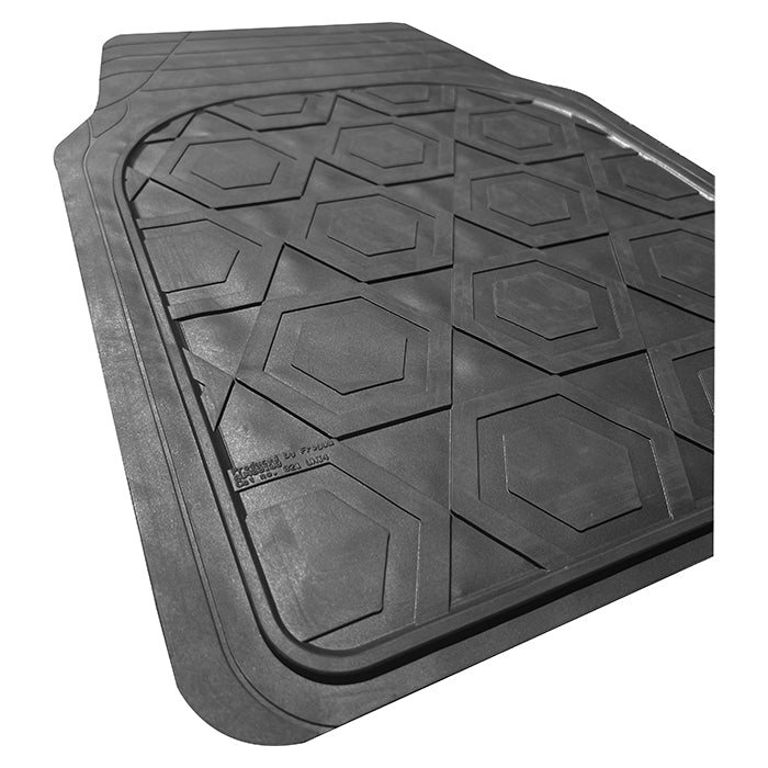 Gummimåttesæt universalt 4 stk sort - Frogum