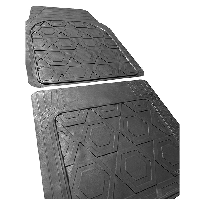 Gummimåttesæt universalt 4 stk sort - Frogum