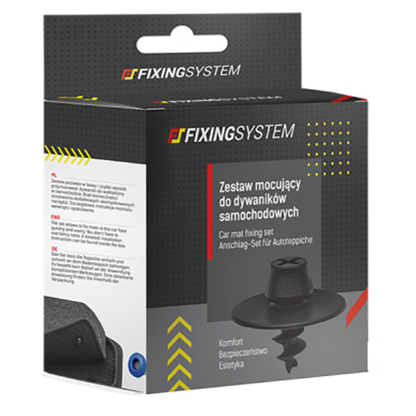 Måttelås og bundskruer sæt til bilgulve - universal komplet sæt, Netlager