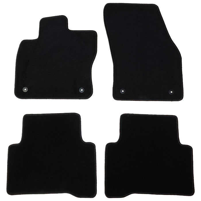 Velour bilmåtter til VW Touran 5P (05/2015-) - skræddersyet pasform, Avant