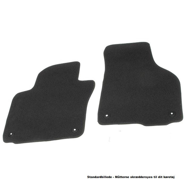 Lastbilmåtter til Volvo FH4 - koksgrå luksus-velour, sæt 2 stk. - avant