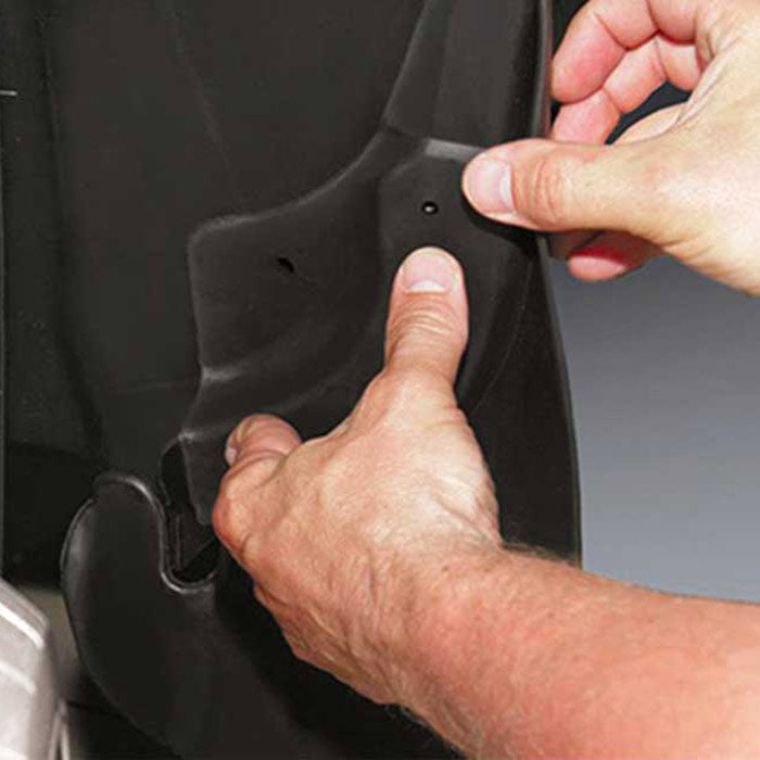 Stænklapper bag til Ford Focus (2015- ) - modeltilpasset, sort - Brand