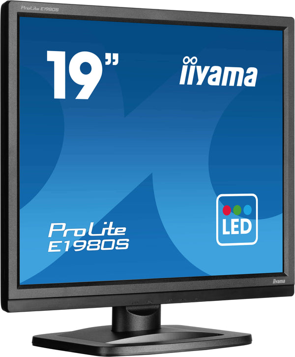 iiyama ProLite E1980S-B1 19 TN 1280 x 1024 HDMI DisplayPort 75Hz