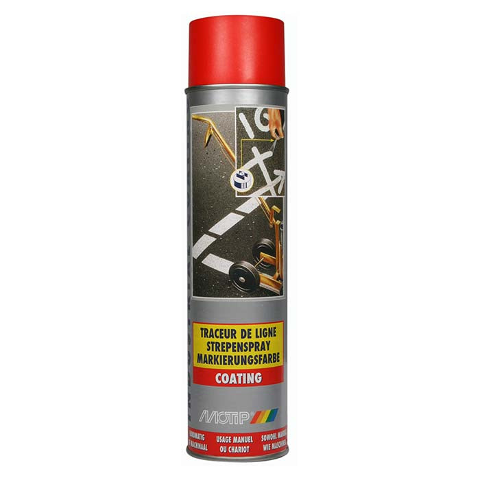 Markeringsspray rød 600 ml - Motip